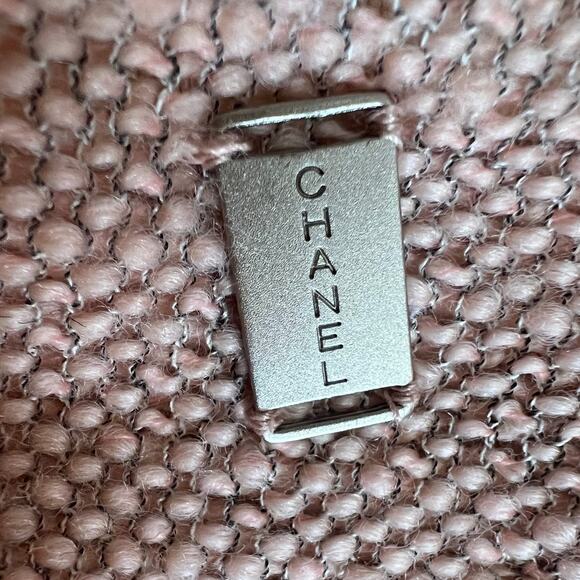 Chanel Pink Tweed Knee-Length WoolcSkirt, M/US6/FR38 - Picture 14 of 16